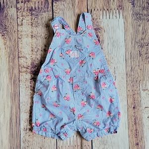 Floral Overalls